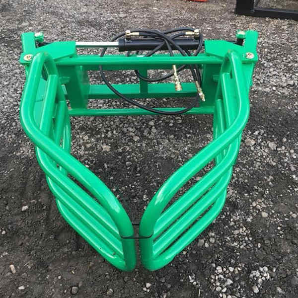 Round bale grab euro hitch for front end loader buy bale grab round